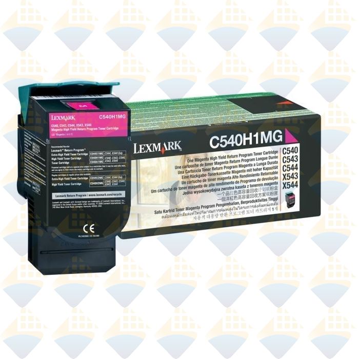 C540H1MG-C-IT | Lexmark X54x/C54x High Yield Magenta Toner Cartridge -