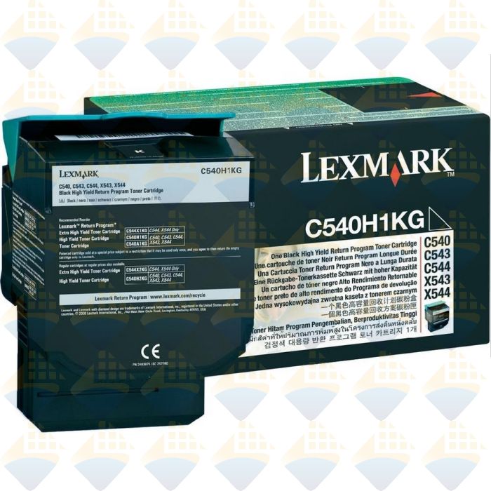 C540H1KG-C-IT | Lexmark X54x/C54x High Yield Black Toner Cartridge - C