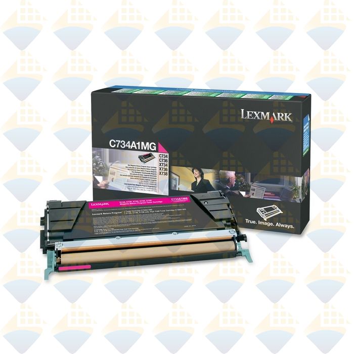 C734A1MG-IT | Lexmark C734 C736 X734 X736 X738 Magenta Toner Cartrid