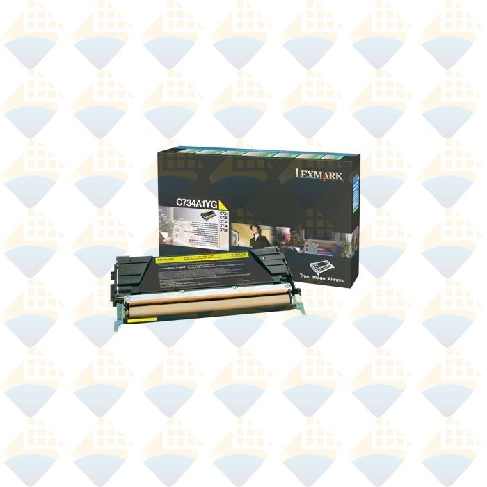 C734A1YG-IT | Lexmark C734 C736 X734 X736 X738 Yellow Toner Cartridg