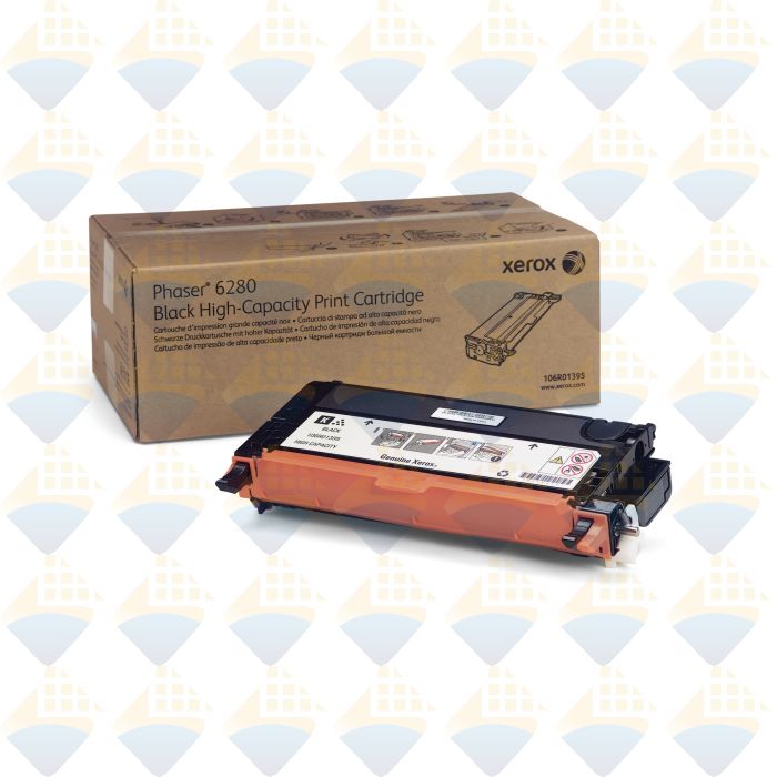 106R01395-C-IT | Xerox Phaser 6280 Black Toner Cartridge - 8k Yield -